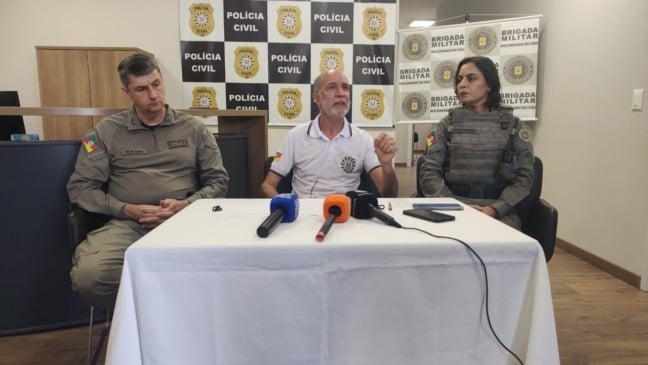 Em coletiva na delegacia, o delegado Clóvis Rodrigues de Souza confirmou a identificação do autor.