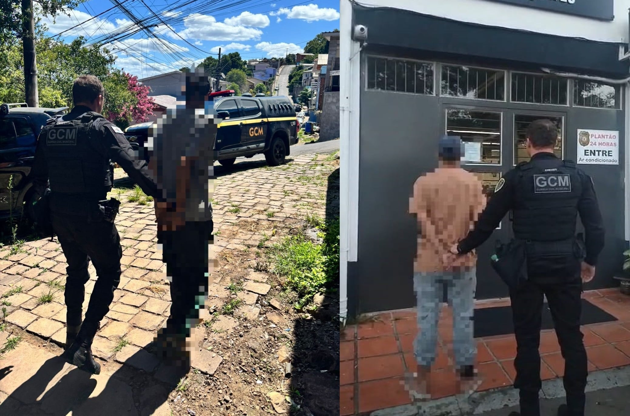 Guarda Civil Municipal prende dois foragidos em menos de quatro horas em Bento Gonçalves