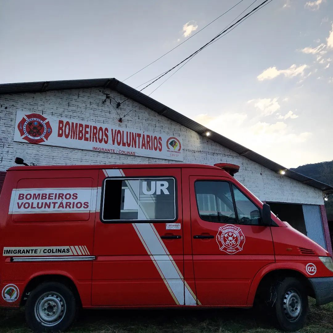 Foto: Bombeiros Voluntários de Imigrante/Colinas - IMICOL Foto: Bombeiros Voluntários de Imigrante/Colinas - IMICOL
