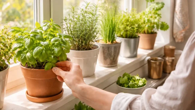 5 ervas aromáticas que crescem na janela da cozinha e perfumam a casa