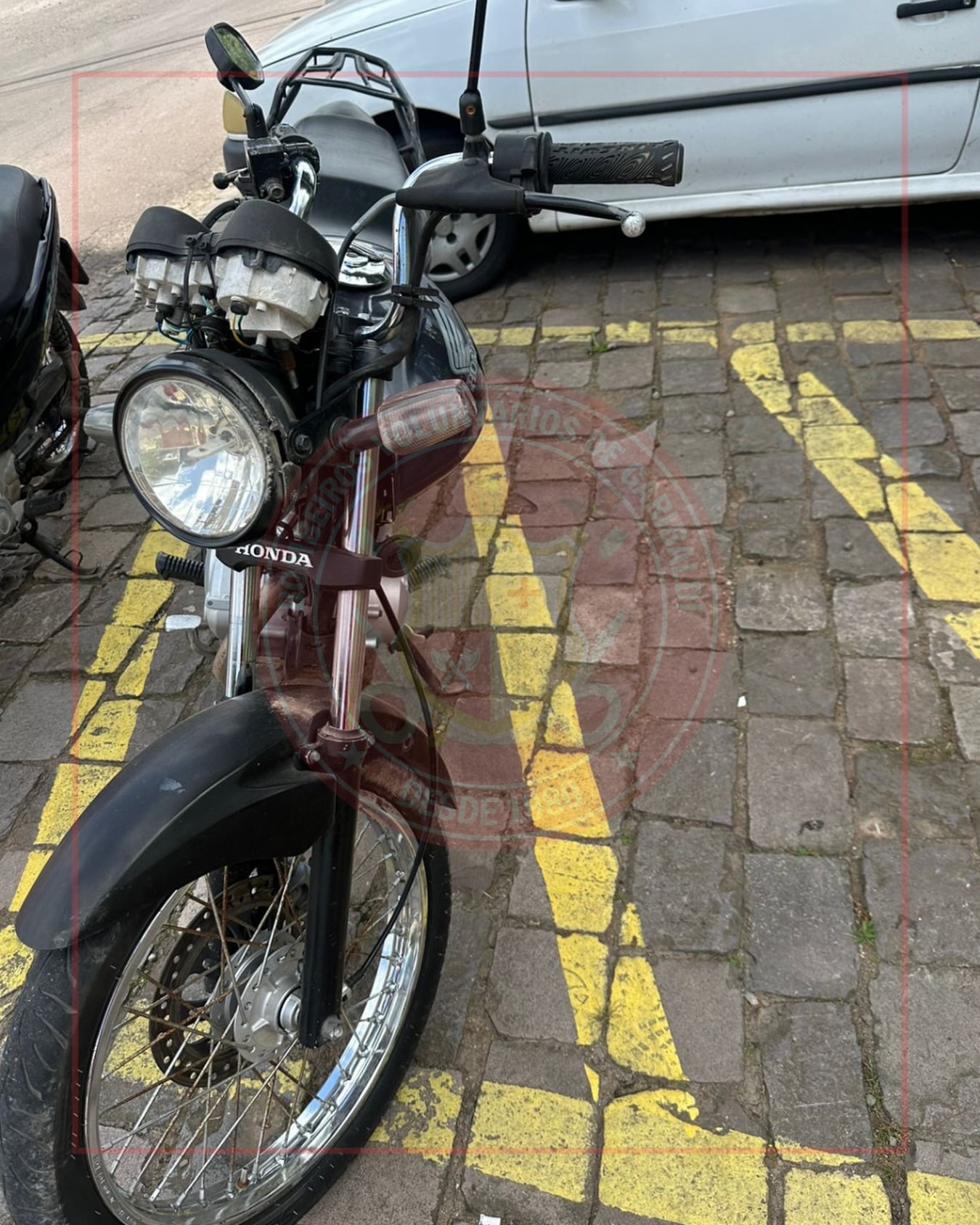 Motocicleta fica ferido em acidente de trânsito em Garibaldi