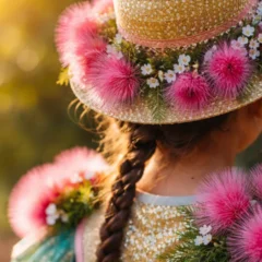 Caliandra a flor que pode virar &ldquo;pompom natural&rdquo; em fantasias de ala infantil