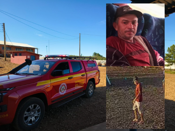 Bombeiros procuram trabalhador desaparecido em área rural de Vacaria