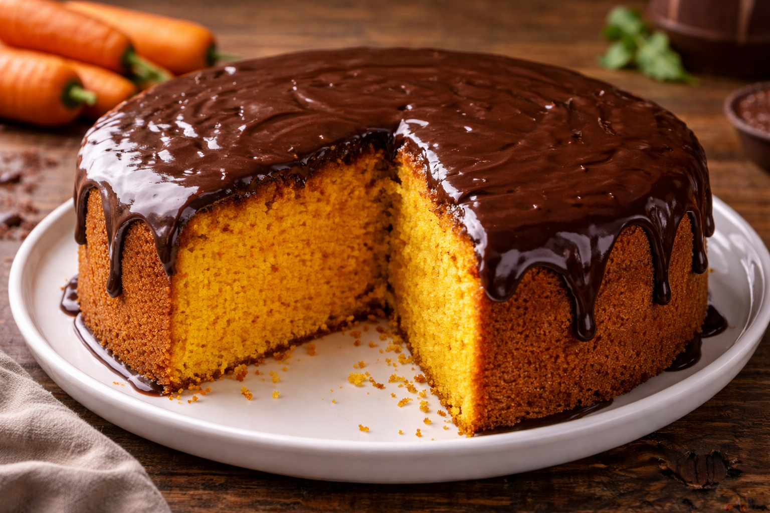 Cozinha Viva: Bolo de cenoura