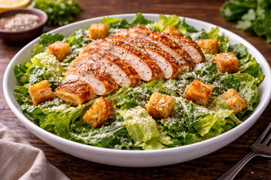 Cozinha Viva: Salada caesar com frango grelhado