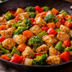 Cozinha Viva: Frango xadrez com legumes