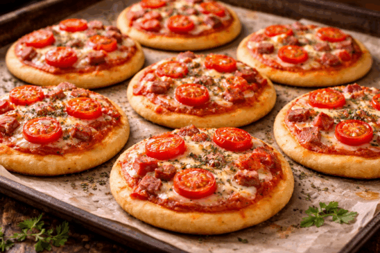 Cozinha Viva: Mini pizzas