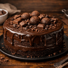 Cozinha Viva: Bolo de chocolate com cobertura de ganache