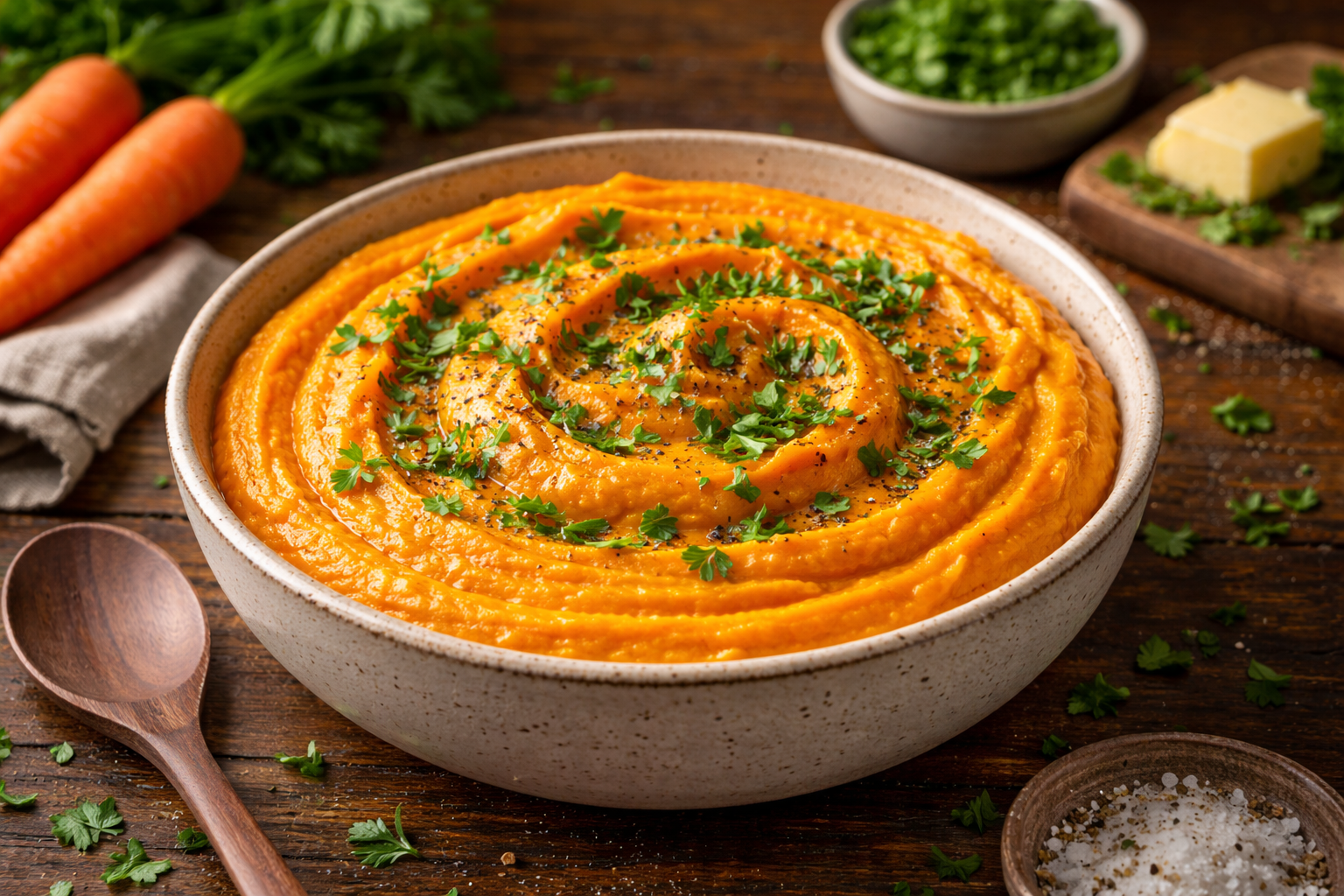 Cozinha Viva: Purê de cenoura