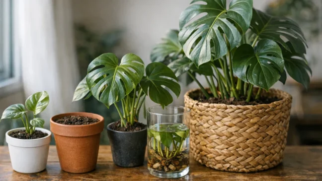 Costela-de-adão 4 tipos de vaso que definem o tamanho final da planta