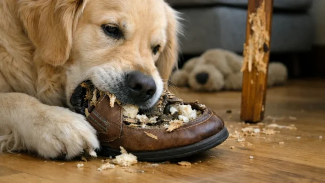 Golden Retriever roendo tudo! 2 erros na rotina do cão que podem explicar