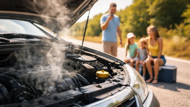 O calor acelera essa falha mecânica e o prejuízo costuma vir na estrada durante as férias com a família