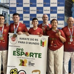 Associa&ccedil;&atilde;o Shido-Kan, de Pelotas, foi apoiada pelo Programa Pr&oacute;-Esporte/RS - Foto: Divulga&ccedil;&atilde;o/Associa&ccedil;&atilde;o Shido-Kan