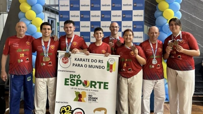 Associação Shido-Kan, de Pelotas, foi apoiada pelo Programa Pró-Esporte/RS - Foto: Divulgação/Associação Shido-Kan