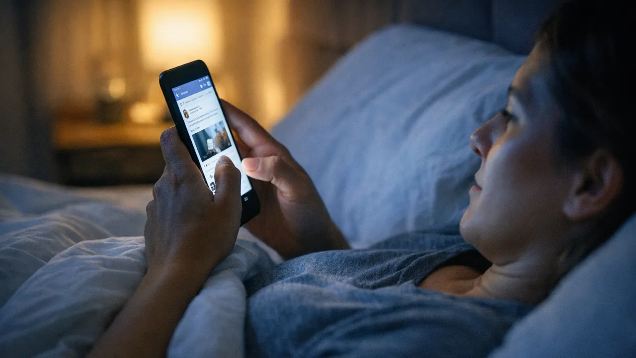 Por que checar redes sociais antes de dormir cria cansaço mental acumulado