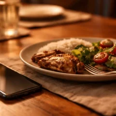 Por que usar o celular durante as refei&ccedil;&otilde;es muda a saciedade e confunde o corpo