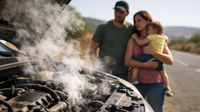Se a ventoinha não arma, você pode ficar parado na estrada durante o Carnaval