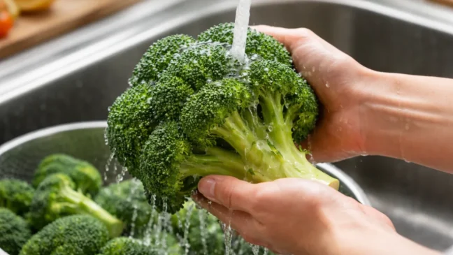 Você pode estar lavando brócolis errado