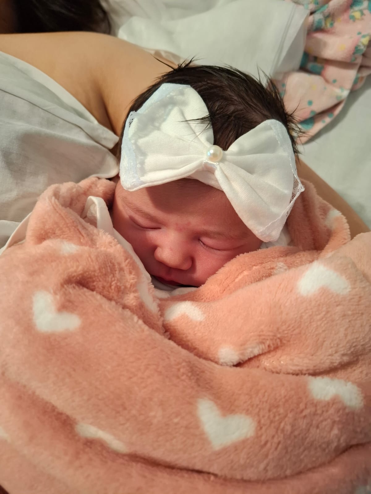 Olivia é a primeira bebê a nascer em Caxias do Sul em 2026