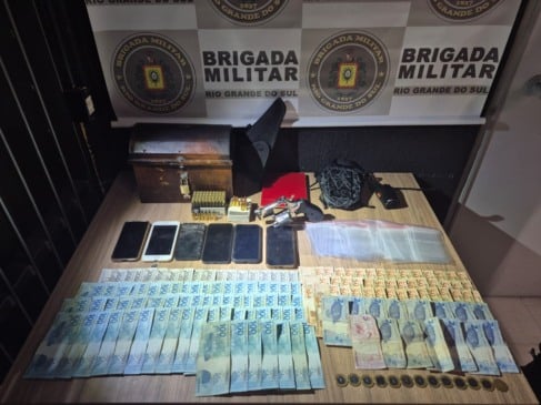 A ação ocorreu durante um patrulhamento tático motorizado no bairro São Roque. (Foto: Divulgação)