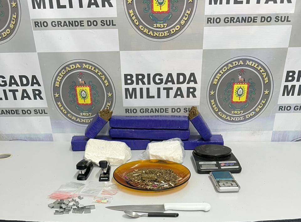 Homem é preso por tráfico de drogas após denúncia de perturbação de sossego em Caxias do Sul