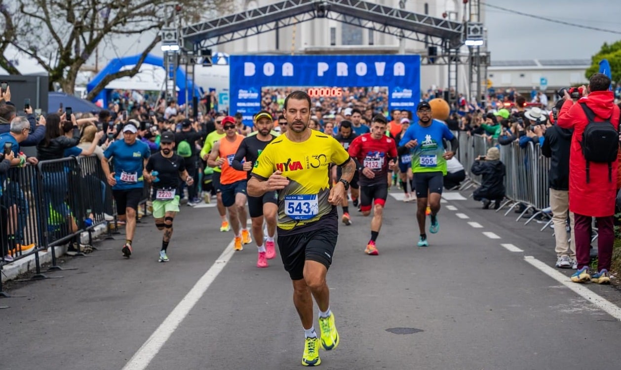 Inscrições para a 3ª Meia Maratona de Caravaggio estão abertas em Farroupilha