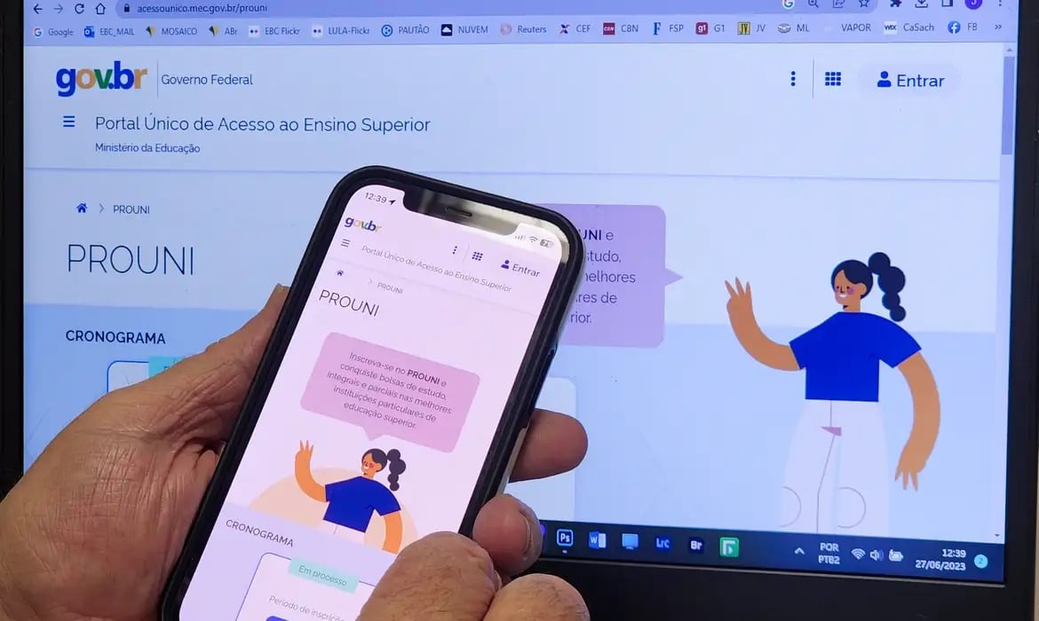 Prouni 2026: inscrições para o 1º semestre terminam nesta quinta-feira (29)