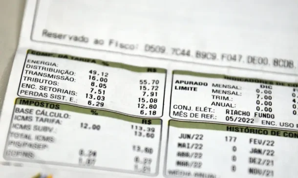 conta de luz energia elétrica