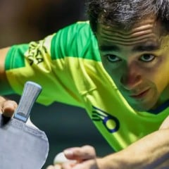 O pr&oacute;ximo compromisso do brasileiro j&aacute; tem data: ele segue para os Estados Unidos, onde disputar&aacute; a ITTF Americas Cup. (Foto:  Abelardo Mendes Jr./Calderano TM)