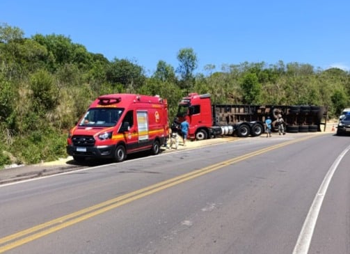 Fotos: Corpo de Bombeiros de Vacaria/Divulgação