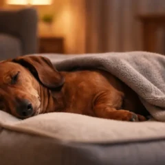 2 maneiras de melhorar a qualidade do sono do seu Dachshund