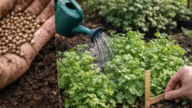 4 erros no plantio do coentro que comprometem aroma forte