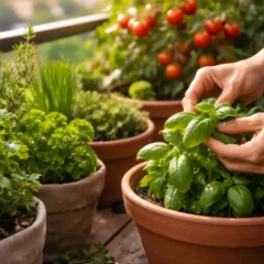 4 passos para criar uma mini horta com ervas arom&aacute;ticas e tomate cereja
