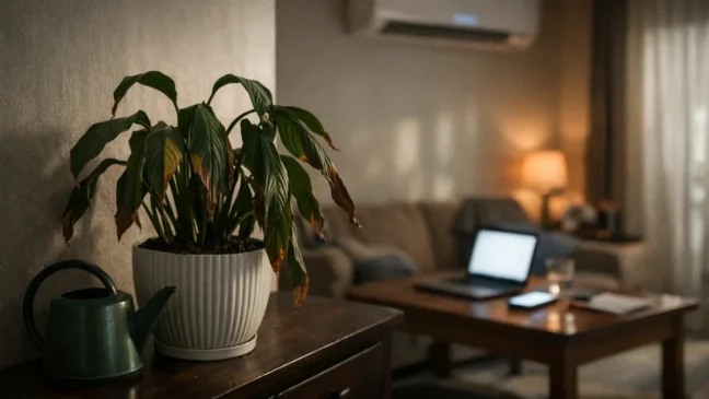 5 passos para recuperar o lírio-da-paz ressecado sem cometer o erro que piora a planta