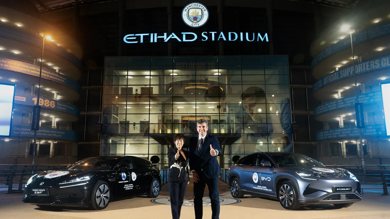 BYD derruba Nissan e fecha contrato milionário com o Manchester City