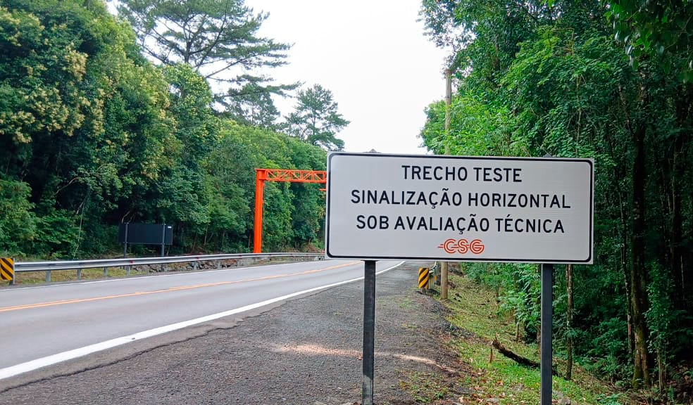 Estudo testa novas tintas para reforçar visibilidade de faixas na ERS-446, em Carlos Barbosa