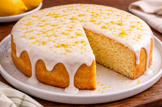 Cozinha Viva: Bolo de limão com cobertura de glacê de limão