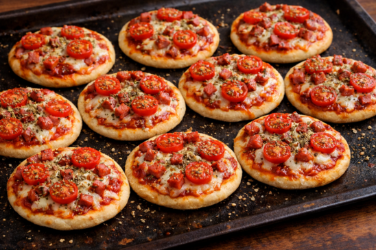 Cozinha Viva: Mini pizzas