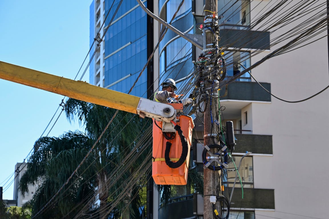 fiação aérea fiação aérea
