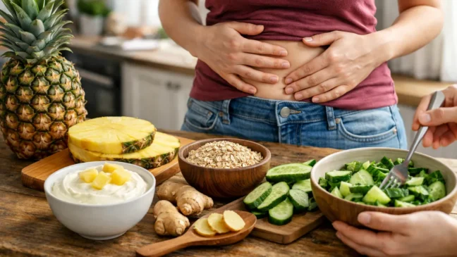 Inchaço abdominal estes 5 alimentos ajudam a desinflamar seu corpo