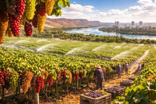 Diferente da tradição da Serra Gaúcha, onde a safra é anual e depende das estações, no Nordeste o "relógio" quem dita é o produtor. (Foto: Reprodução)