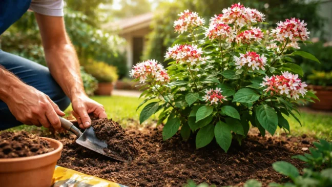 Jardinagem em pleno florescer de clerodendro-1280x720
