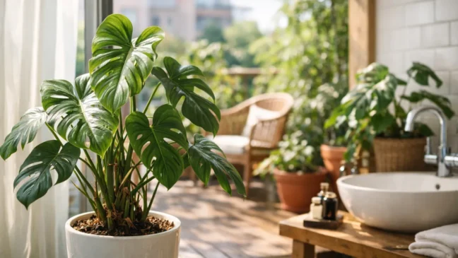 3 posições ideais para a monstera Burle Marx desenvolver folhas mais recortadas