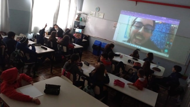 Foto: Programa Educativo UAV/EMEF Giuseppe/Crédito Mona Carvalho