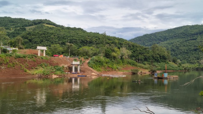 Obra da nova ponte de Santa Bárbara, na ERS-431, mantém previsão de conclusão para 2026