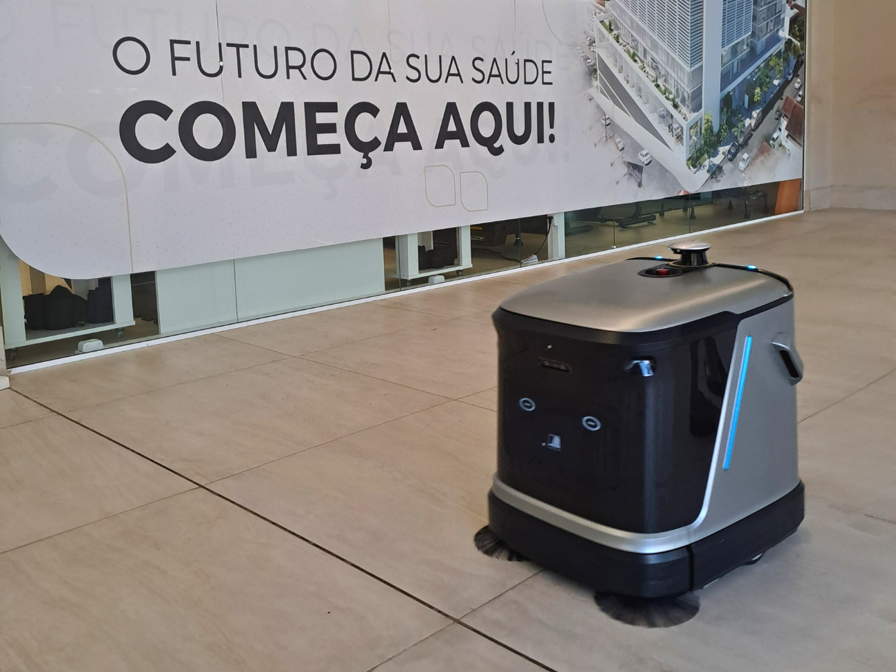 Hospital de Bento Gonçalves é o primeiro do RS a adquirir robô autônomo de limpeza hospitalar