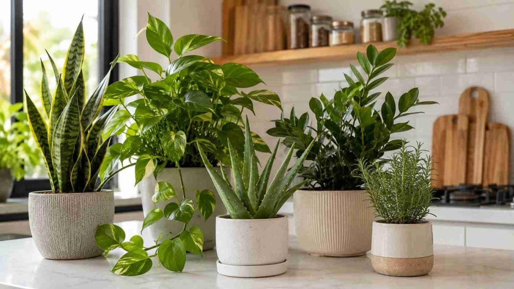 5 Plantas Resistentes Ao Calor Transformam Bancadas Comuns Em Cozinhas 5 Plantas Resistentes Ao Calor Transformam Bancadas Comuns Em Cozinhas