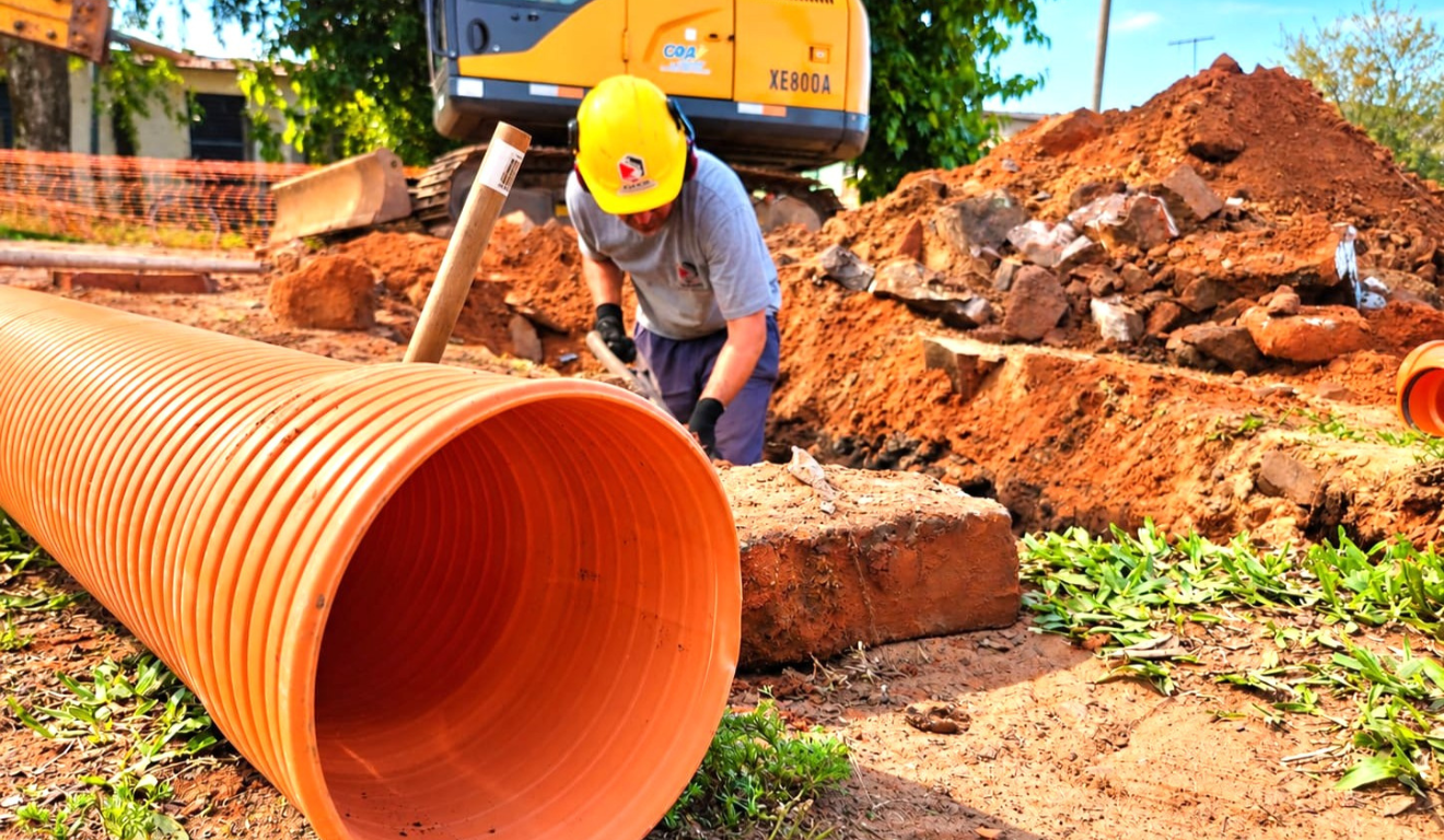 Corsan realiza obras de saneamento em Bento Gonçalves, Carlos Barbosa e Cotiporã